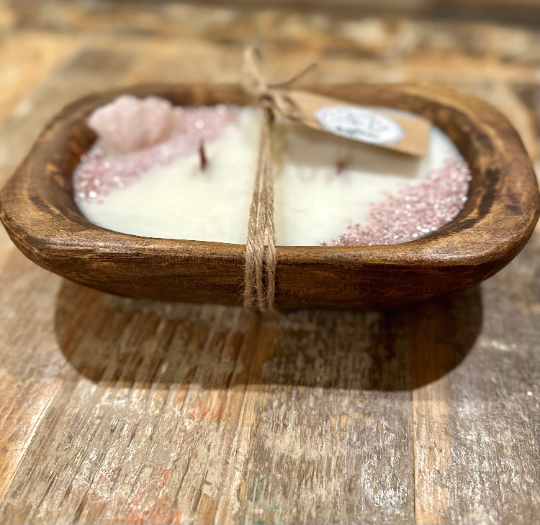 Crystal Dough Bowl Soy Candle- Harbour Island