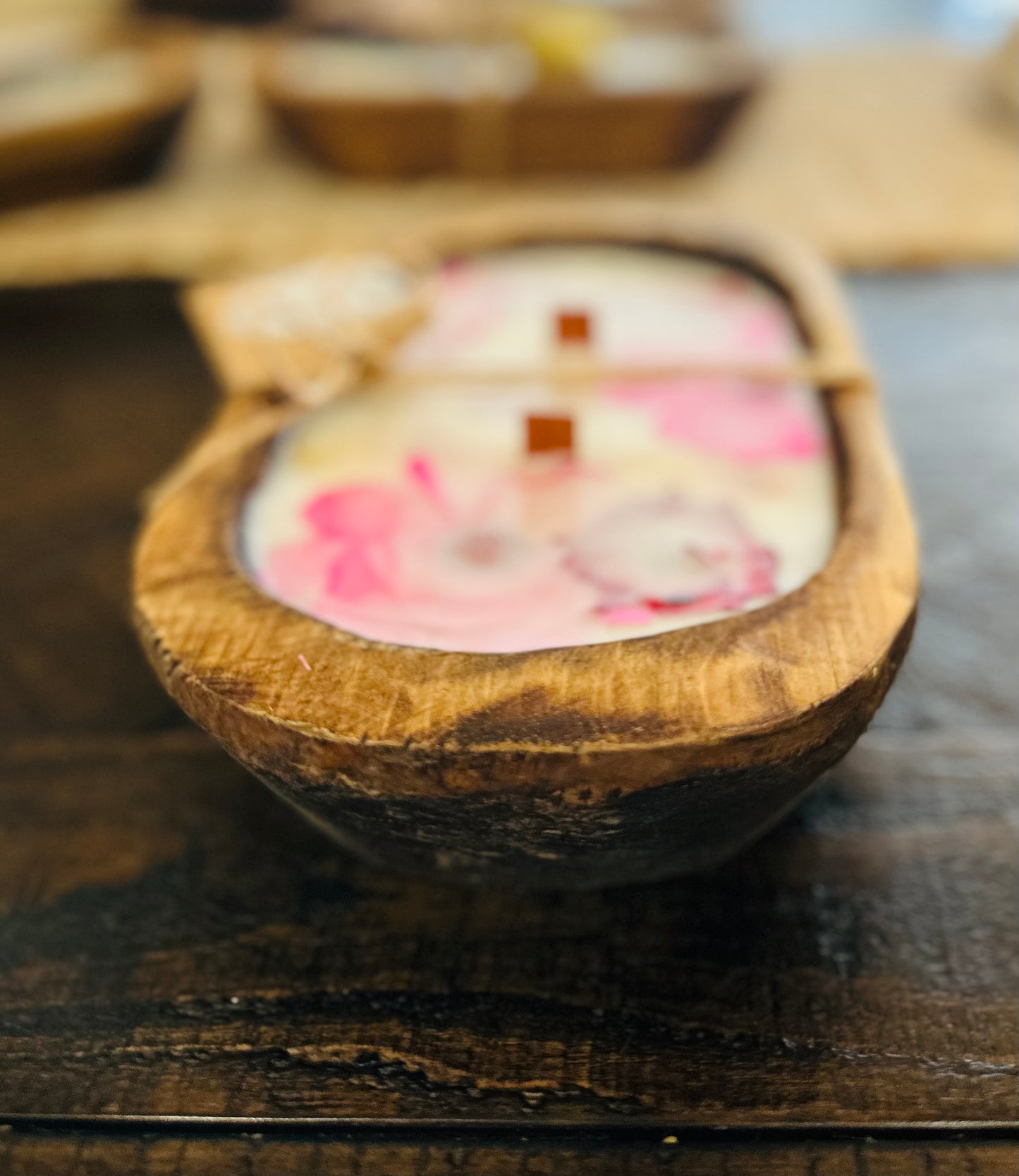 Botanical Dough Bowl Soy Candle-Hawaiian Hibiscus