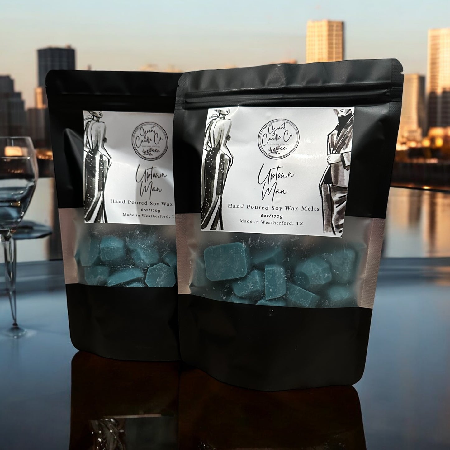 Soy Wax Melts-6oz Bag-Uptown Man