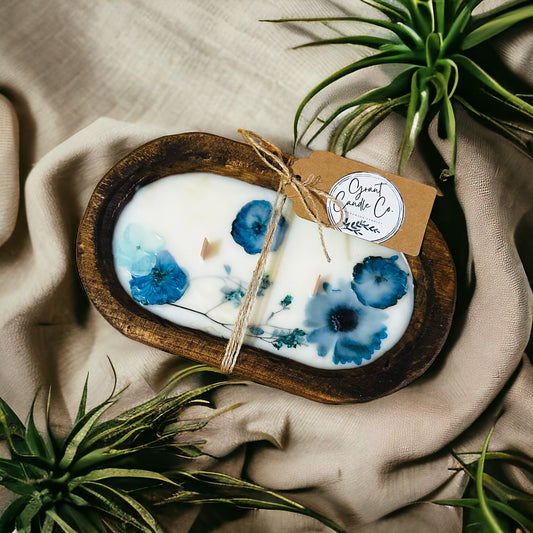 Botanical Dough Bowl Soy Candle-Summer Solstice