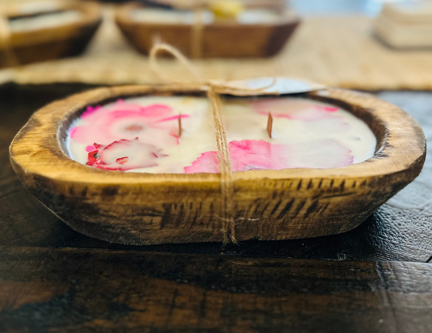 Botanical Dough Bowl Soy Candle-Hawaiian Hibiscus